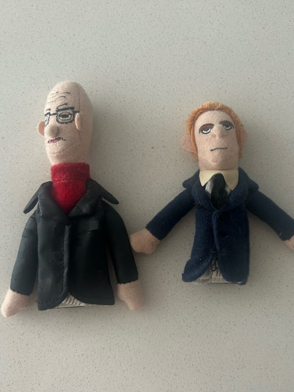 Foucault and Nietzsche Finger Puppets